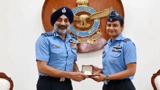 Squadron Leader Sanya became the first female officer in the Indian Air Force to attain the Category 'A' Qualified Flying Instructor (QFI) qualification